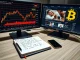 Analyst's desk showing Bitcoin price chart and US liquidity data, illustrating Raoul Pal's market explanation.