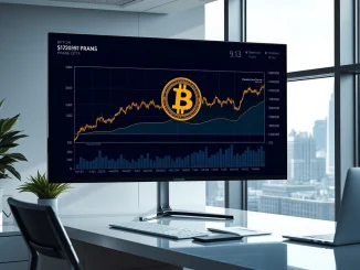 Analyst chart showing Bitcoin price forecast influenced by Federal Reserve policy and macroeconomic expansion.