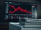 Bitcoin price chart crashing below $75,000, representing MicroStrategy's massive unrealized loss.