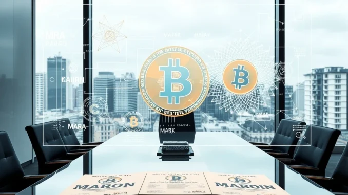 Bitcoin miner MARA Holdings strategic acquisition of AI firm Exaion for infrastructure expansion.