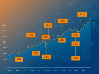 Bitcoin price chart analysis showing nine historical 50% pullbacks with institutional shift toward durable assets