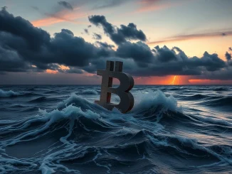 Bitcoin market stress shown through on-chain data analysis during a period of extreme fear.