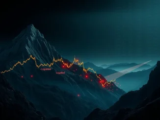Bitcoin price chart showing a dramatic leverage flush and liquidation event erasing post-election gains.