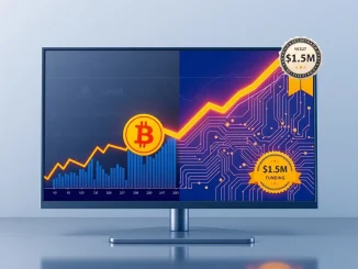 Bitcoin price news analysis showing corporate strategy changes alongside DeepSnitch AI funding announcement