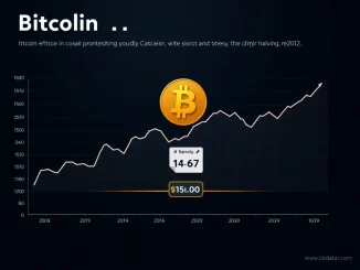 Infographic analyzing the Bitcoin stock-to-flow model and its relationship to BTC scarcity and value.