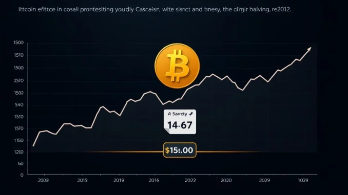 Infographic analyzing the Bitcoin stock-to-flow model and its relationship to BTC scarcity and value.