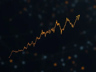 Chart showing extreme Bitcoin volatility with price swinging dramatically, based on latest Binance data.