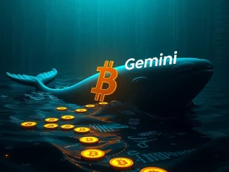 A dormant Bitcoin whale moves $43 million to the Gemini exchange, securing massive gains.