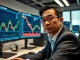 Analyst investigates the Bithumb Bitcoin glitch showing fake cryptocurrency data on trading screens.
