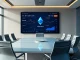 Corporate boardroom analytics screen showing Bitmine's massive Ethereum holdings and accumulation strategy.