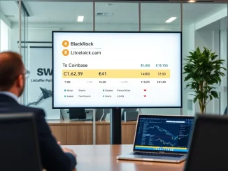 Analysis of BlackRock's $75 million Bitcoin transfer to Coinbase showing institutional cryptocurrency strategy