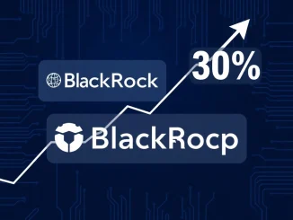 Graph showing the 30% surge of the BlackRock BUIDL fund after its Uniswap listing.