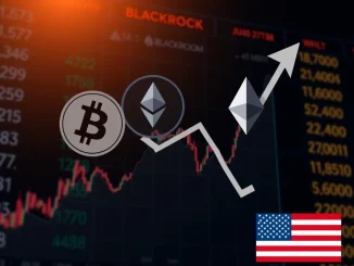 Analysis of BlackRock Bitcoin and Ethereum sell-off before Trump speech impacting crypto markets.
