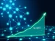 Conceptual blockchain network graph illustrating BlockDAG's potential growth from $0.0005.