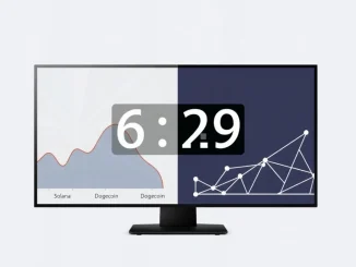 Analysis of BlockDAG presale countdown alongside Solana and Dogecoin market pressure charts.