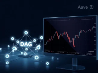 Analysis of BlockDAG's private sale and day-one liquidity model during Aave and Dogecoin market corrections.