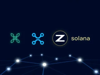 Analysis of BlockDAG, XRP, Zcash, and Solana crypto assets showing network connections on dark background.