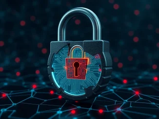 Illustration of a broken cryptographic lock representing the zkLogin security vulnerabilities exposed by Brave.