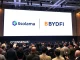BYDFi and Solana collaboration at Consensus Hong Kong conference for blockchain ecosystem growth.