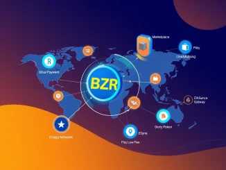 Global Web3 commerce payment network using $BZR on zkSync for low-fee crypto transactions.