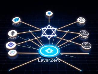 Cardano blockchain connecting to multiple networks via LayerZero for cross-chain expansion.