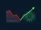 Analytical split graph comparing Cardano price trends with AI cryptocurrency market movements.