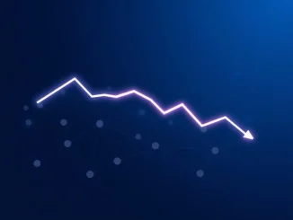 Analytical visualization of CELO cryptocurrency price drop and network activity trends