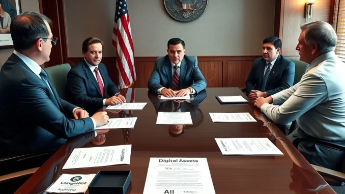 CFTC Innovation Advisory Committee meeting with crypto CEOs to discuss blockchain and AI regulation.