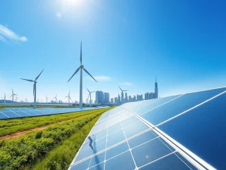 China's blockchain system for green electricity certification integrates renewable energy with digital tracking technology.
