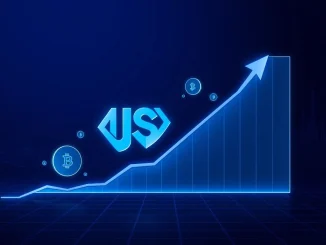 Graph showing the stunning growth of Circle's USDC circulation and Q4 2025 revenue.