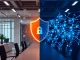Blockchain security and AI technology visualization representing 2026 cryptocurrency investment landscape