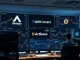 Analysis of best crypto to invest in showing ARK Invest activity, market declines, and AI presale momentum