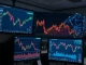 Analysis of the 2026 cryptocurrency market downturn showing declining price charts and market data