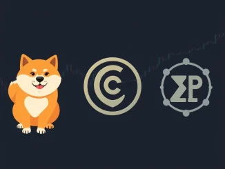Cryptocurrency market analysis featuring Shiba Inu, Cronos, and ZKP protocol symbols with market data visualization
