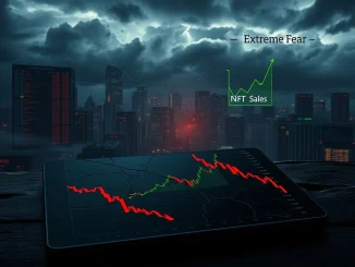 Crypto market enters extreme fear zone with Bitcoin and Ethereum price plunges visualized.