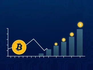 Analytical visualization comparing Bitcoin's price drop to emerging crypto presale opportunities in February 2026.