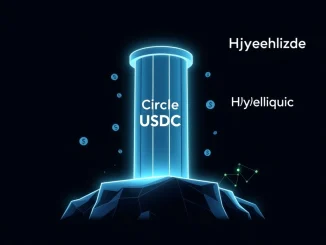 Illustration of Tether, Circle, and Hyperliquid as dominant pillars in the crypto revenue landscape.