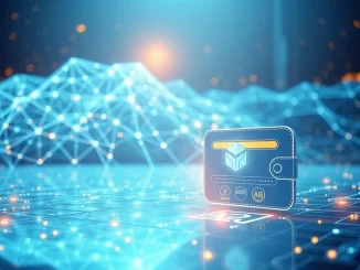 Illustration showing how crypto standards enable trust and autonomy for AI agents on blockchain networks.