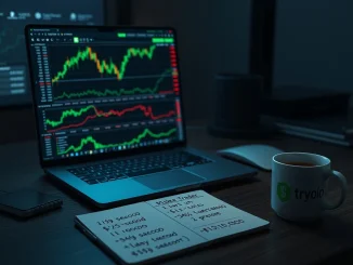 A crypto trader's overnight profit recovery from loss on charts for ASTER, ETH, and BTC.