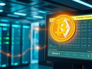 CSWAP Bitcoin staking protocol bridge connecting Bitcoin and Cardano blockchains on Testnet 4.