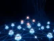 DAO governance network with AI agent coordination in Web3 ecosystem showing blockchain technology integration