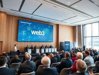 Global leaders discuss responsible Web3 adoption at DavosWeb3 2026 conference during WEF week.
