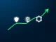 Analysis chart showing Decred DCR leading crypto market gainers among privacy and utility tokens.