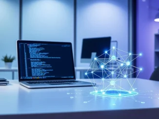 Analysis of the DeepSnitch AI crypto presale project and its 160% rally in a technology workspace setting.