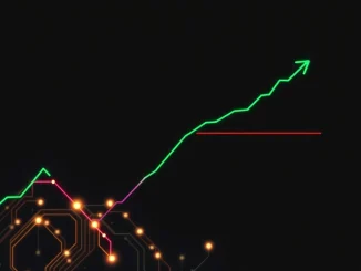 Analysis of DIN cryptocurrency price breaking the $0.0125 resistance level on a chart with AI thematic elements.