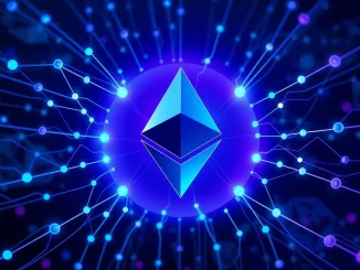 Ethereum AI governance concept showing blockchain and neural network integration for Tomasz Stańczak's plan.