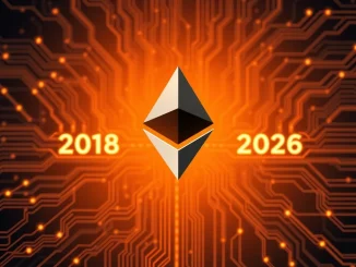 Ethereum Foundation 2026 roadmap illustration showing network upgrades and scalability goals.