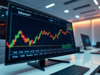 Ethereum price analysis chart showing critical liquidity test at $1,866 level.