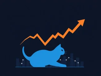 Chart showing Happy Cat coin's symmetrical triangle breakout and 15.48% price surge.