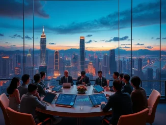 Global investors and founders at the HSC Asset Management Conference in Hong Kong discussing AI and DeFi trends.